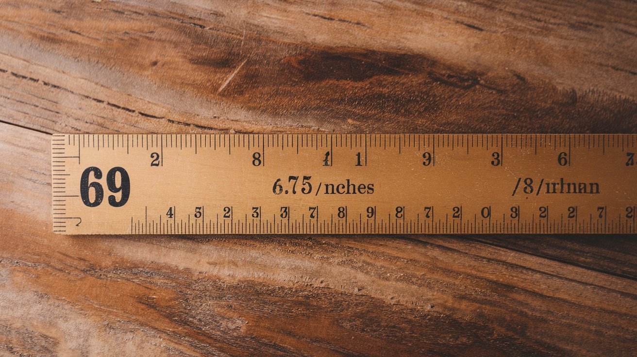 69 inches to feet