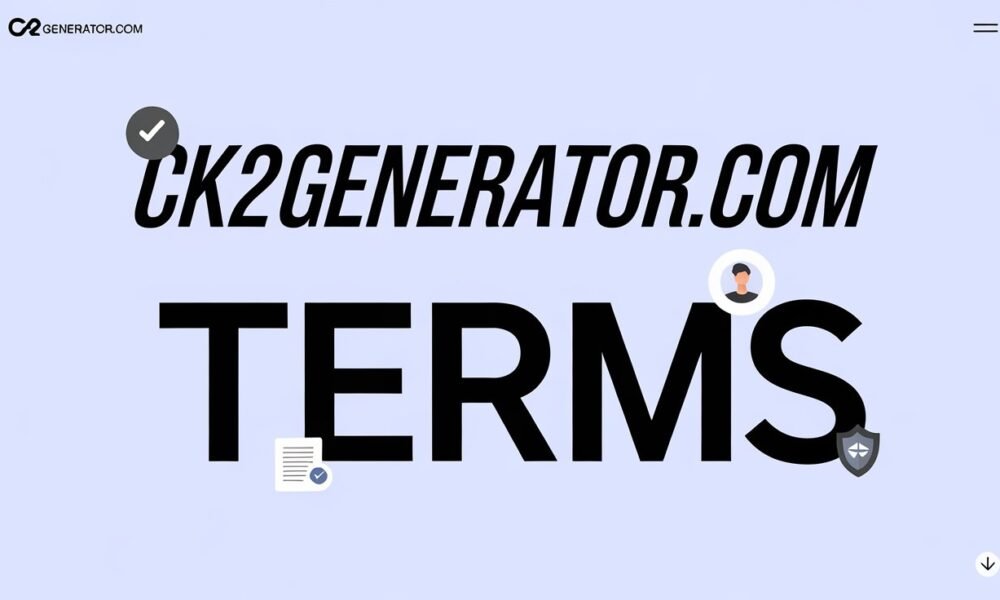 CK2Generator.com terms