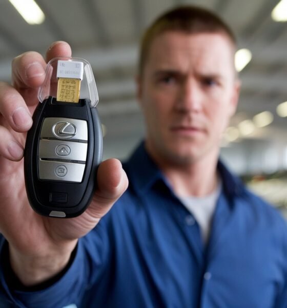 Lexus IS key fob battery