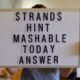 Strands hint Mashable today answer