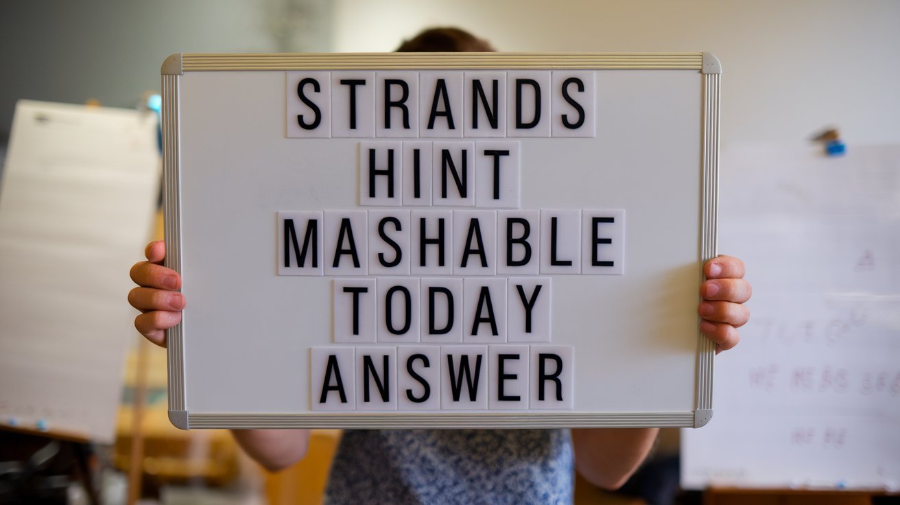 Strands hint Mashable today answer